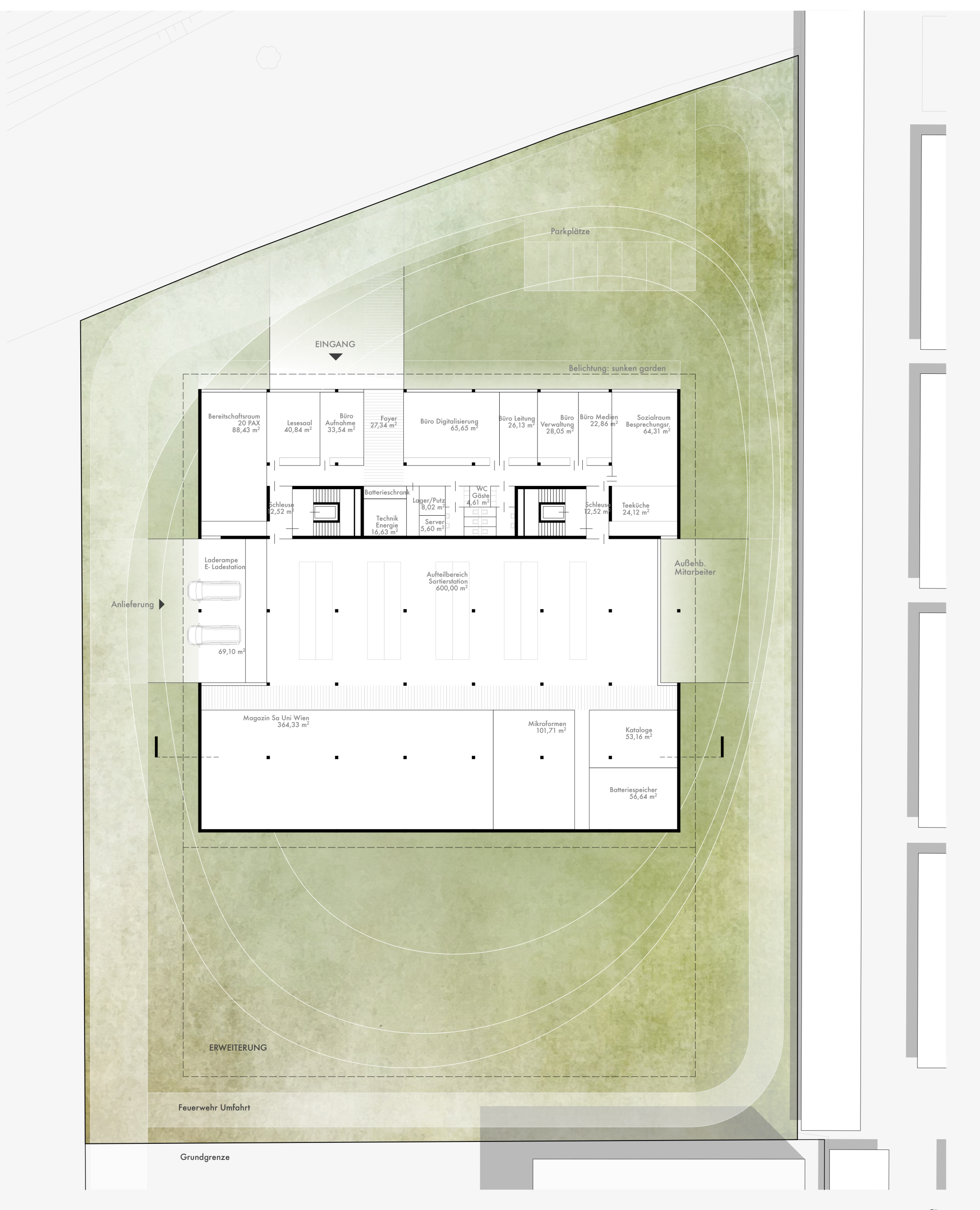 Grundriss Erdgeschoss Buecherdepot Siemensstrasse scaled e564de6c